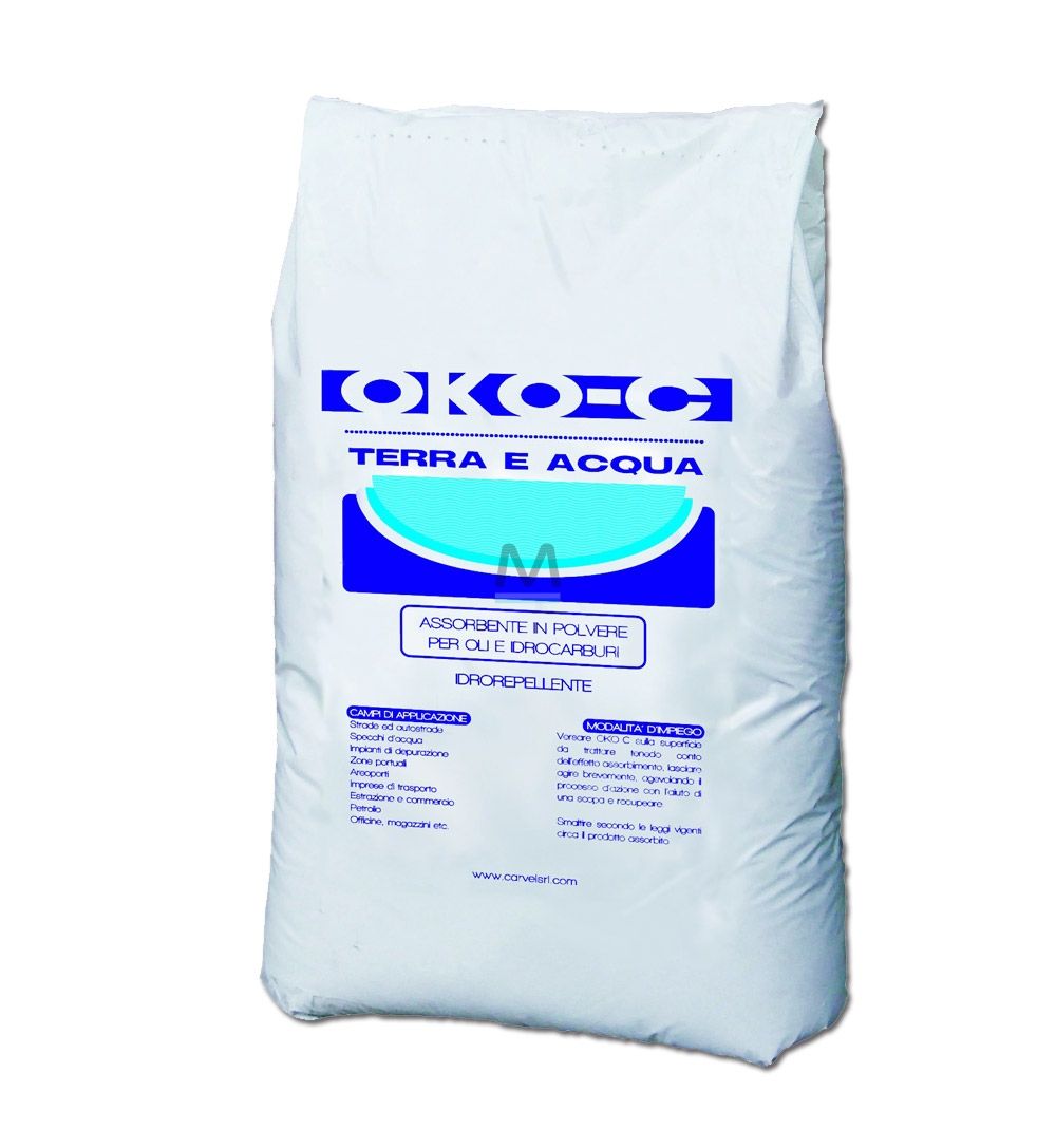 Assorbitore in polvere OKO-C  per oli e idrocarburi