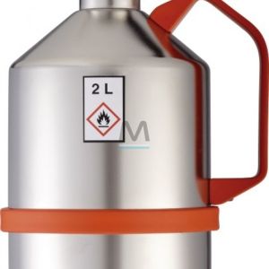 Contenitore di sicurezza per liquidi infiammabili con beccuccio dosatore – 2 Lt