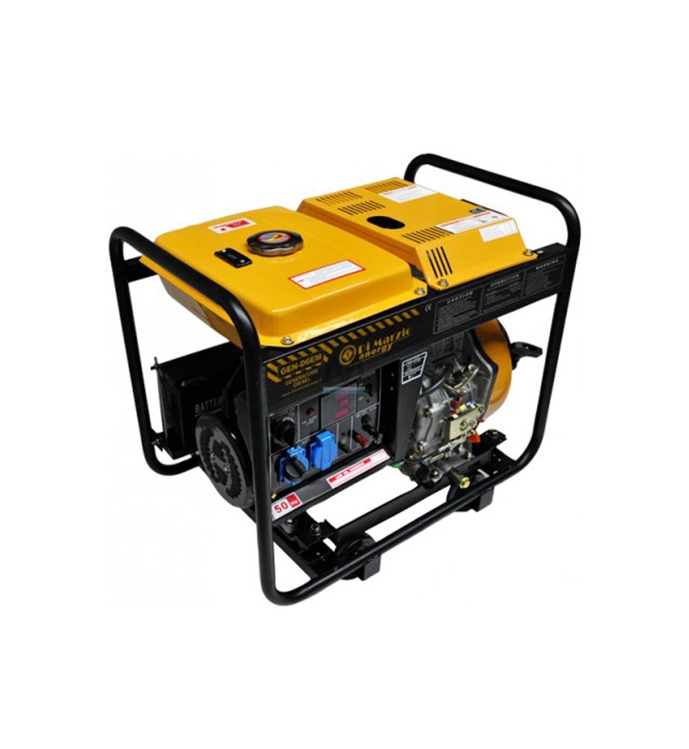 Generatore di corrente Diesel 6 KW – Gruppo elettrogeno avviamento elettrico/manuale