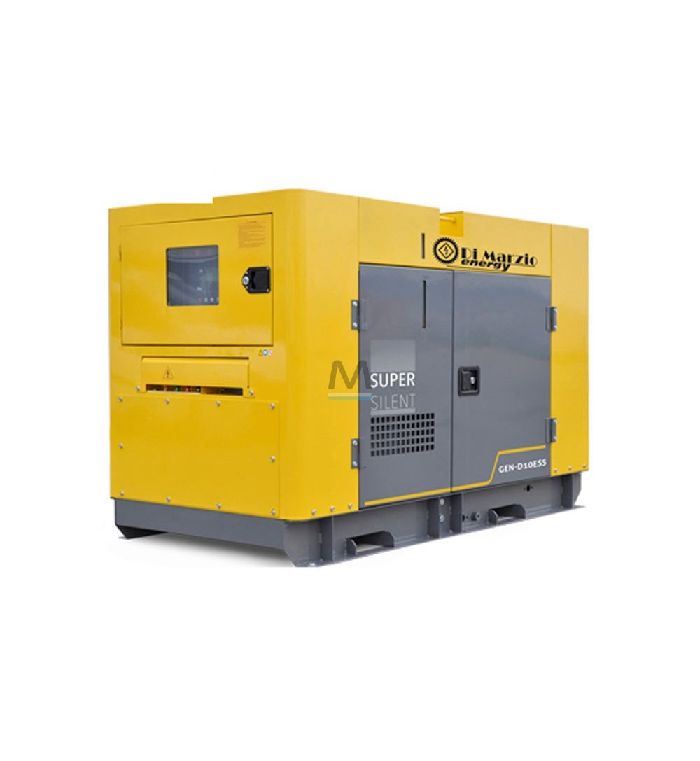 Generatore di corrente 10 KW Diesel – Avviamento automatico – Gruppo elettrogeno Super Silenziato
