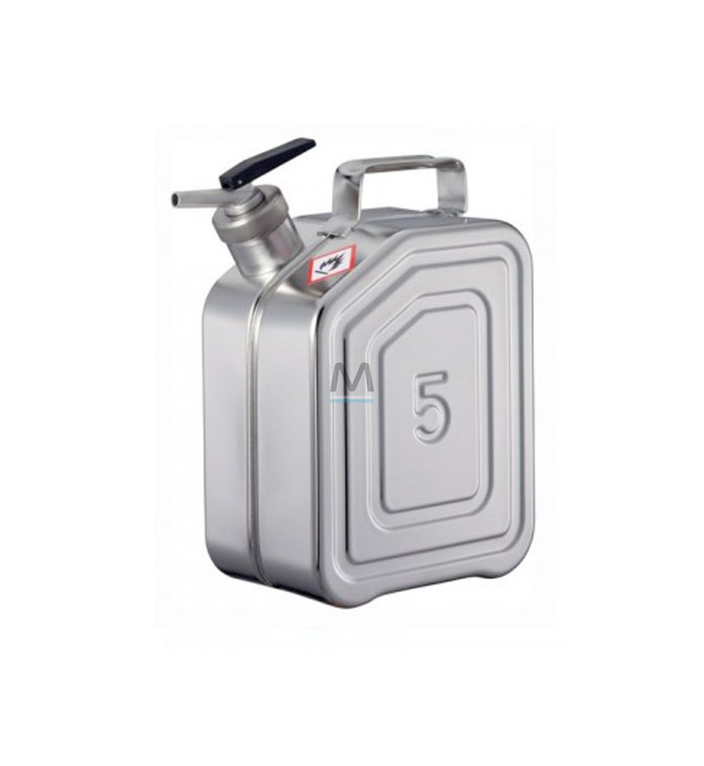 Tanica di sicurezza per liquidi infiammabili con beccuccio dosatore – 5 Lt
