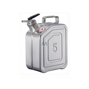 Tanica di sicurezza per liquidi infiammabili con beccuccio dosatore – 5 Lt