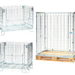 Contenitori in filo grigliati